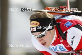 17.01.2009, Ruhpolding, Germany (GER): Dominik Landertinger (AUT), Fischer, Rottefella, Leki - IBU world cup biathlon, sprint men, Ruhpolding (GER). www.nordicfocus.com. © Manzoni/NordicFocus. Every downloaded picture is fee-liable.