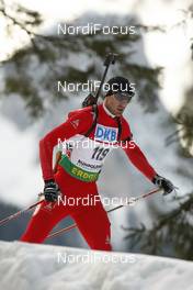 17.01.2009, Ruhpolding, Germany (GER): Pascal Langer (BEL) - IBU world cup biathlon, sprint men, Ruhpolding (GER). www.nordicfocus.com. © Manzoni/NordicFocus. Every downloaded picture is fee-liable.