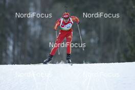 17.01.2009, Ruhpolding, Germany (GER): Chengye Zhang (CHN), Fischer, Salomon, Swix, adidas - IBU world cup biathlon, sprint men, Ruhpolding (GER). www.nordicfocus.com. © Manzoni/NordicFocus. Every downloaded picture is fee-liable.