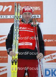 17.01.2009, Ruhpolding, Germany (GER): Tomasz Sikora (POL), Fischer, Rottefella, Alpina, Swix  - IBU world cup biathlon, sprint men, Ruhpolding (GER). www.nordicfocus.com. © Manzoni/NordicFocus. Every downloaded picture is fee-liable.