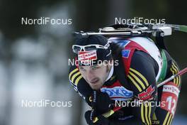 17.01.2009, Ruhpolding, Germany (GER): Alexander Wolf (GER), Fischer, Rottefella, Alpina, Leki adidas, Toko - IBU world cup biathlon, sprint men, Ruhpolding (GER). www.nordicfocus.com. © Manzoni/NordicFocus. Every downloaded picture is fee-liable.