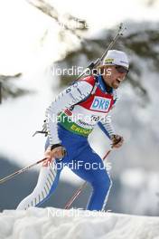 17.01.2009, Ruhpolding, Germany (GER): Klemen Bauer (SLO), Fischer - IBU world cup biathlon, sprint men, Ruhpolding (GER). www.nordicfocus.com. © Manzoni/NordicFocus. Every downloaded picture is fee-liable.