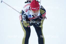 16.01.2009, Ruhpolding, Germany (GER): Kati Wilhelm (GER), Madshus, Rottefella, Swix, adidas - IBU world cup biathlon, sprint women, Ruhpolding (GER). www.nordicfocus.com. © Manzoni/NordicFocus. Every downloaded picture is fee-liable.