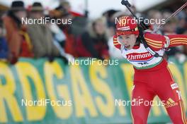 16.01.2009, Ruhpolding, Germany (GER): Chaoqing Song (CHN), Fischer, Salomon, Swix, adidas - IBU world cup biathlon, sprint women, Ruhpolding (GER). www.nordicfocus.com. © Manzoni/NordicFocus. Every downloaded picture is fee-liable.