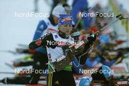 16.01.2009, Ruhpolding, Germany (GER): Martina Beck (GER), Rossignol, Rottefella, Madshus, Swix, adidas, Toko - IBU world cup biathlon, sprint women, Ruhpolding (GER). www.nordicfocus.com. © Manzoni/NordicFocus. Every downloaded picture is fee-liable.