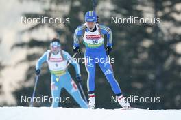 16.01.2009, Ruhpolding, Germany (GER): Sofia Domeij (SWE), Atomic, Leki, adidas - IBU world cup biathlon, sprint women, Ruhpolding (GER). www.nordicfocus.com. © Manzoni/NordicFocus. Every downloaded picture is fee-liable.