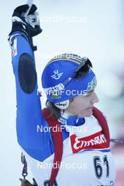 16.01.2009, Ruhpolding, Germany (GER): Anna Carin Olofsson-Zidek (SWE), Madshus, Rottefella, Alpina, Leki, adidas - IBU world cup biathlon, sprint women, Ruhpolding (GER). www.nordicfocus.com. © Manzoni/NordicFocus. Every downloaded picture is fee-liable.