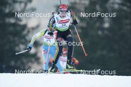 16.01.2009, Ruhpolding, Germany (GER): Magdalena Neuner (GER), Fischer, Rottefella, Exel, adidas - IBU world cup biathlon, sprint women, Ruhpolding (GER). www.nordicfocus.com. © Manzoni/NordicFocus. Every downloaded picture is fee-liable.