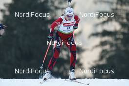 16.01.2009, Ruhpolding, Germany (GER): Solveig Rogstad (NOR), Rossignol, Rottefella, KV+, Odlo - IBU world cup biathlon, sprint women, Ruhpolding (GER). www.nordicfocus.com. © Manzoni/NordicFocus. Every downloaded picture is fee-liable.