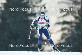 16.01.2009, Ruhpolding, Germany (GER): Katja Haller (ITA), Fischer, Rottefella, Leki - IBU world cup biathlon, sprint women, Ruhpolding (GER). www.nordicfocus.com. © Manzoni/NordicFocus. Every downloaded picture is fee-liable.