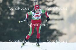 16.01.2009, Ruhpolding, Germany (GER): Olga Nazarova (BLR), Fischer, Rottefella - IBU world cup biathlon, sprint women, Ruhpolding (GER). www.nordicfocus.com. © Manzoni/NordicFocus. Every downloaded picture is fee-liable.