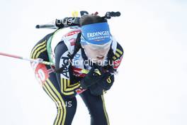 16.01.2009, Ruhpolding, Germany (GER): Kathrin Hitzer (GER), Fischer, Rottefella, Madshus, Leki, adidas - IBU world cup biathlon, sprint women, Ruhpolding (GER). www.nordicfocus.com. © Manzoni/NordicFocus. Every downloaded picture is fee-liable.