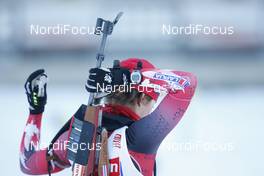 16.01.2009, Ruhpolding, Germany (GER): Megan Imrie (CAN), Salomon, Leki - IBU world cup biathlon, sprint women, Ruhpolding (GER). www.nordicfocus.com. © Manzoni/NordicFocus. Every downloaded picture is fee-liable.
