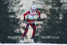 16.01.2009, Ruhpolding, Germany (GER): Solveig Rogstad (NOR), Rossignol, Rottefella, KV+, Odlo - IBU world cup biathlon, sprint women, Ruhpolding (GER). www.nordicfocus.com. © Manzoni/NordicFocus. Every downloaded picture is fee-liable.