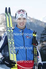 16.01.2009, Ruhpolding, Germany (GER): Markus Windisch (ITA), Fischer, Rottefella, Alpina, Leki  IBU world cup biathlon, training, Ruhpolding (GER). www.nordicfocus.com. © Manzoni/NordicFocus. Every downloaded picture is fee-liable.