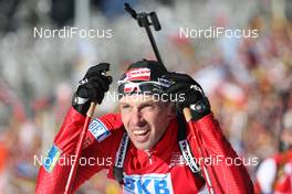 25.01.2009, Antholz, Italy (ITA): Tomasz Sikora (POL), Fischer, Rottefella, Alpina, Swix  - IBU world cup biathlon, mass men, Antholz (ITA). www.nordicfocus.com. © Manzoni/NordicFocus. Every downloaded picture is fee-liable.