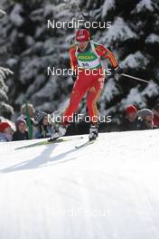 25.01.2009, Antholz, Italy (ITA): Xue Dong (CHN), Fischer, Salomon, Swix, adidas - IBU world cup biathlon, mass women, Antholz (ITA). www.nordicfocus.com. © Manzoni/NordicFocus. Every downloaded picture is fee-liable.