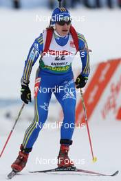 24.01.2009, Antholz, Italy (ITA): Anna Carin Olofsson-Zidek (SWE), Madshus, Rottefella, Alpina, Leki, adidas - IBU world cup biathlon, pursuit women, Antholz (ITA). www.nordicfocus.com. © Manzoni/NordicFocus. Every downloaded picture is fee-liable.
