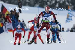 22.01.2009, Antholz, Italy (ITA): Gerda Krumina (LAT), Atomic, Salomon, Swix - IBU world cup biathlon, sprint women, Antholz (ITA). www.nordicfocus.com. © Manzoni/NordicFocus. Every downloaded picture is fee-liable.