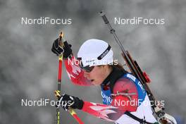 22.01.2009, Antholz, Italy (ITA): Megan Imrie (CAN), Salomon, Leki - IBU world cup biathlon, sprint women, Antholz (ITA). www.nordicfocus.com. © Manzoni/NordicFocus. Every downloaded picture is fee-liable.