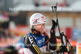 22.01.2009, Antholz, Italy (ITA): Andrea Henkel (GER), Atomic, Exel, adidas, Toko - IBU world cup biathlon, sprint women, Antholz (ITA). www.nordicfocus.com. © Manzoni/NordicFocus. Every downloaded picture is fee-liable.