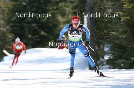 11.03.2009, Vancouver, Canada (CAN): Artem Gusev (RUS), Madshus, Rottefella, adidas - IBU world cup biathlon, individual men, Vancouver (CAN). www.nordicfocus.com. © Manzoni/NordicFocus. Every downloaded picture is fee-liable.