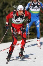 11.03.2009, Vancouver, Canada (CAN): Halvard Hanevold (NOR), Madshus, Rottefella, Swix, Odlo - IBU world cup biathlon, individual men, Vancouver (CAN). www.nordicfocus.com. © Manzoni/NordicFocus. Every downloaded picture is fee-liable.