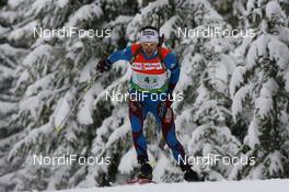 15.03.2009, Vancouver, Canada (CAN): Vincent Defrasne (FRA), Atomic, Rottefella, One Way, Odlo - IBU world cup biathlon, relay men, Vancouver (CAN). www.nordicfocus.com. © Manzoni/NordicFocus. Every downloaded picture is fee-liable.