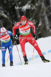 15.03.2009, Vancouver, Canada (CAN): Ivan Joller (SUI), Fischer, Rottefella, Leki, adidas - IBU world cup biathlon, relay men, Vancouver (CAN). www.nordicfocus.com. © Manzoni/NordicFocus. Every downloaded picture is fee-liable.