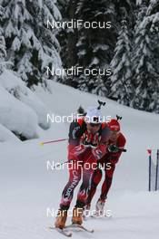 15.03.2009, Vancouver, Canada (CAN): Robin Clegg (CAN), Rossignol, Rottefella, Leki - IBU world cup biathlon, relay men, Vancouver (CAN). www.nordicfocus.com. © Manzoni/NordicFocus. Every downloaded picture is fee-liable.