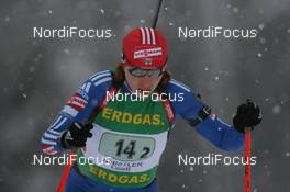 14.03.2009, Vancouver, Canada (CAN): Anna Boulygina (RUS), Madshus, Rottefella, Exel, adidas - IBU world cup biathlon, relay women, Vancouver (CAN). www.nordicfocus.com. © Manzoni/NordicFocus. Every downloaded picture is fee-liable.