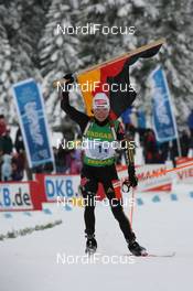 14.03.2009, Vancouver, Canada (CAN): Andrea Henkel (GER), Atomic, Exel, adidas, Toko - IBU world cup biathlon, relay women, Vancouver (CAN). www.nordicfocus.com. © Manzoni/NordicFocus. Every downloaded picture is fee-liable.
