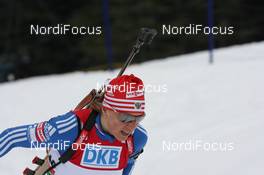 13.03.2009, Vancouver, Canada (CAN): Olga Zaitseva (RUS), Madshus, Rottefella, Swix, adidas - IBU world cup biathlon, sprint women, Vancouver (CAN). www.nordicfocus.com. © Manzoni/NordicFocus. Every downloaded picture is fee-liable.