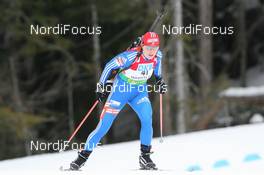 13.03.2009, Vancouver, Canada (CAN): Anna Boulygina (RUS), Madshus, Rottefella, Exel, adidas - IBU world cup biathlon, sprint women, Vancouver (CAN). www.nordicfocus.com. © Manzoni/NordicFocus. Every downloaded picture is fee-liable.