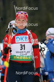 13.03.2009, Vancouver, Canada (CAN): Solveig Rogstad (NOR), Rossignol, Rottefella, KV+, Odlo - IBU world cup biathlon, sprint women, Vancouver (CAN). www.nordicfocus.com. © Manzoni/NordicFocus. Every downloaded picture is fee-liable.
