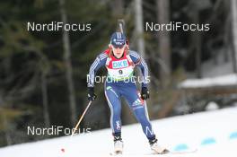 13.03.2009, Vancouver, Canada (CAN): Haley Johnson (USA), Rossignol, Rottefella, Exel, adidas - IBU world cup biathlon, sprint women, Vancouver (CAN). www.nordicfocus.com. © Manzoni/NordicFocus. Every downloaded picture is fee-liable.