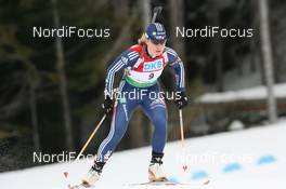 13.03.2009, Vancouver, Canada (CAN): Haley Johnson (USA), Rossignol, Rottefella, Exel, adidas - IBU world cup biathlon, sprint women, Vancouver (CAN). www.nordicfocus.com. © Manzoni/NordicFocus. Every downloaded picture is fee-liable.