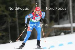 13.03.2009, Vancouver, Canada (CAN): Iana Romanova (RUS), Madshus, Rottefella, adidas - IBU world cup biathlon, sprint women, Vancouver (CAN). www.nordicfocus.com. © Manzoni/NordicFocus. Every downloaded picture is fee-liable.