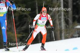 13.03.2009, Vancouver, Canada (CAN): Eveli Saue (EST), Madshus, Rottefella - IBU world cup biathlon, sprint women, Vancouver (CAN). www.nordicfocus.com. © Manzoni/NordicFocus. Every downloaded picture is fee-liable.