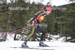 13.03.2009, Vancouver, Canada (CAN): Kati Wilhelm (GER), Madshus, Rottefella, Swix, adidas - IBU world cup biathlon, sprint women, Vancouver (CAN). www.nordicfocus.com. © Manzoni/NordicFocus. Every downloaded picture is fee-liable.