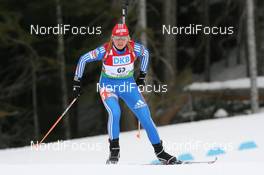 13.03.2009, Vancouver, Canada (CAN): Iana Romanova (RUS), Madshus, Rottefella, adidas - IBU world cup biathlon, sprint women, Vancouver (CAN). www.nordicfocus.com. © Manzoni/NordicFocus. Every downloaded picture is fee-liable.