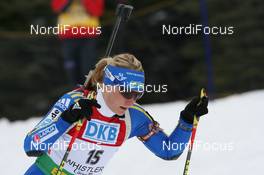13.03.2009, Vancouver, Canada (CAN): Jenny Jonsson (SWE), Atomic, Leki, adidas - IBU world cup biathlon, sprint women, Vancouver (CAN). www.nordicfocus.com. © Manzoni/NordicFocus. Every downloaded picture is fee-liable.