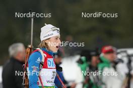 13.03.2009, Vancouver, Canada (CAN): Marie Laure Brunet (FRA), Rossignol, Rottefella, Swix, Odlo - IBU world cup biathlon, sprint women, Vancouver (CAN). www.nordicfocus.com. © Manzoni/NordicFocus. Every downloaded picture is fee-liable.