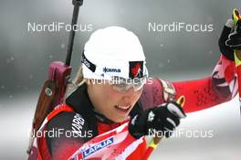21.03.2009, Trondheim, Norway (NOR): Zina Kocher (CAN), Atomic, Leki, Odlo - IBU world cup biathlon, pursuit women, Trondheim (NOR). www.nordicfocus.com. © Manzoni/NordicFocus. Every downloaded picture is fee-liable.