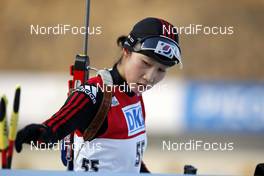18.02.2009, Pyeong Chang, Korea (KOR): Ji-Hee Mun (KOR)  - IBU world championships biathlon, individual women, Pyeong Chang (KOR). www.nordicfocus.com. © Felgenhauer/NordicFocus. Every downloaded picture is fee-liable.