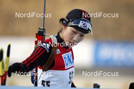 18.02.2009, Pyeong Chang, Korea (KOR): Ji-Hee Mun (KOR)  - IBU world championships biathlon, individual women, Pyeong Chang (KOR). www.nordicfocus.com. © Felgenhauer/NordicFocus. Every downloaded picture is fee-liable.