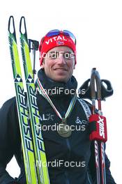 12.02.2009, Pyeong Chang, Korea (KOR): Alexander Os (NOR), Fischer, Rottefella, Swix, Odlo - IBU world championships biathlon, medals, Pyeong Chang (KOR). www.nordicfocus.com. © Manzoni/NordicFocus. Every downloaded picture is fee-liable.