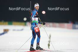 19.02.2009, Pyeong Chang, Korea (KOR): Vincent Defrasne (FRA), Atomic, Rottefella, One Way, Odlo - IBU world championships biathlon, relay mixed, Pyeong Chang (KOR). www.nordicfocus.com. © Manzoni/NordicFocus. Every downloaded picture is fee-liable.