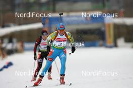 14.02.2009, Pyeong Chang, Korea (KOR): Lilia Vaygina-Efremova (UKR), Madshus, Rottefella, Alpina, Swix - IBU world championships biathlon, sprint women, Pyeong Chang (KOR). www.nordicfocus.com. © Manzoni/NordicFocus. Every downloaded picture is fee-liable.