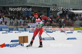 14.02.2009, Pyeong Chang, Korea (KOR): Megan Tandy (CAN), Madshus, Rottefella, Leki - IBU world championships biathlon, sprint women, Pyeong Chang (KOR). www.nordicfocus.com. © Manzoni/NordicFocus. Every downloaded picture is fee-liable.